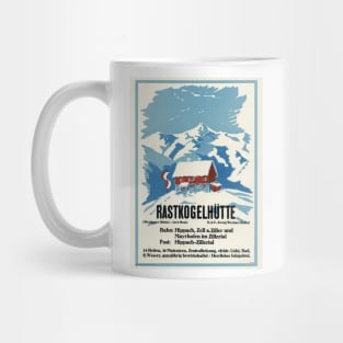 Rastkogelhuette Germany Vintage Poster 1938 Mug